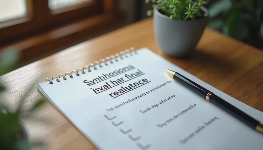 Human synthesis step that protects research judgment Handwritten synthesis notes and final judgment written after reviewing AI-extracted research material.